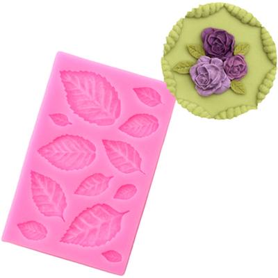 Leaf Shaped Silicone Mold Leaves Cake Decor Fondant Cookies Moulds Baking Tool