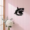Shark Metal Wall Art Man Cave Decor Game Room Gift