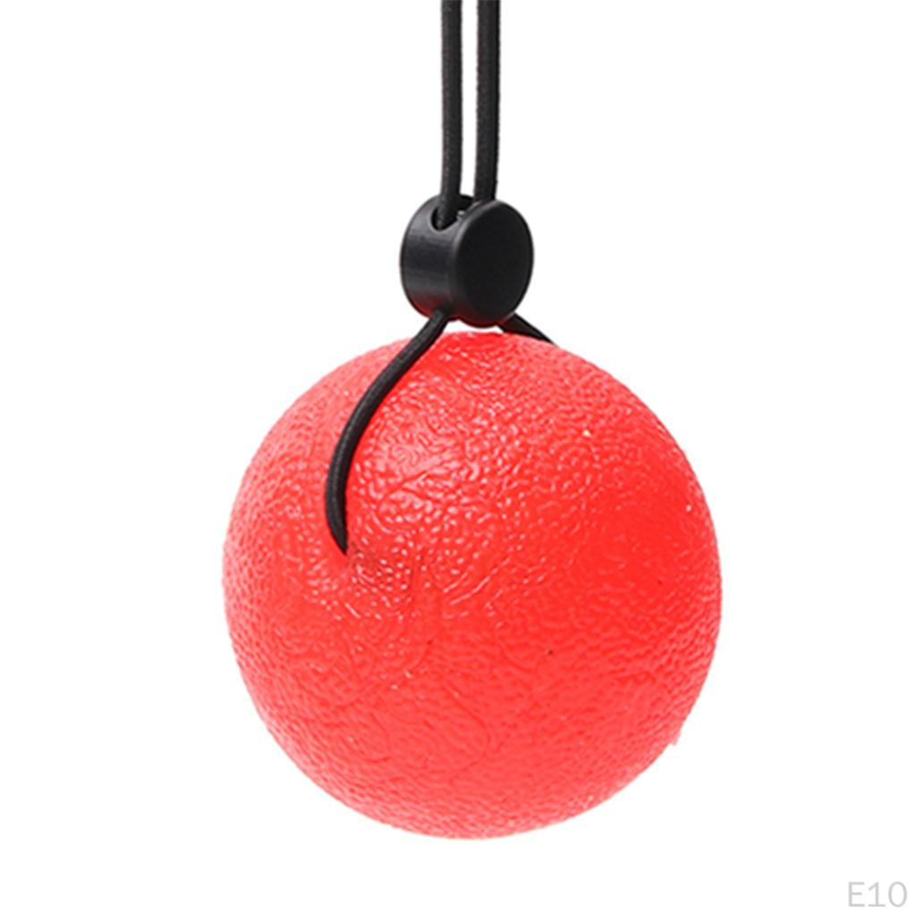 5 cm Hand Ball with Cord Silicone Exercise Stress Tool - Optional