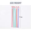 Flexible Bendy Pencil,35 PCS Flexible Soft Pencil Colorful Stripe Soft Pencils with Eraser As Gift for Students or Children