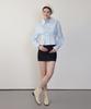 Leobeucham [Flynn Waist Pintuck Shirt_Sky Blue] Flynn Waist Pintuck Shirt_Skyblue