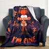 Custom Name Animal Adventure Ride blanket for Couch & Bed, Plush Cozy Fuzzy Blanket Super Soft & Warm Blankets for Fall and Winter. 0908167