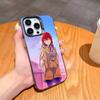 K-Kurisu M-STEINS GATE Makise-KM Чохол для телефону Для iPhone 17,16,15,14,13,12,11 Plus,Pro Max,XS,Кольоровий Позолочений Внутрішній Чохол