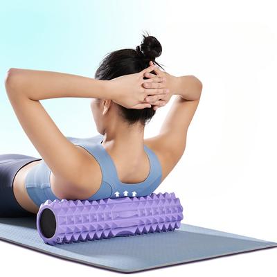 Connors Solid Foam Shaft Muscle Relaxation Skinny Leg Roller Massage Yoga Column Auxiliary Tools Supplies Equipment.