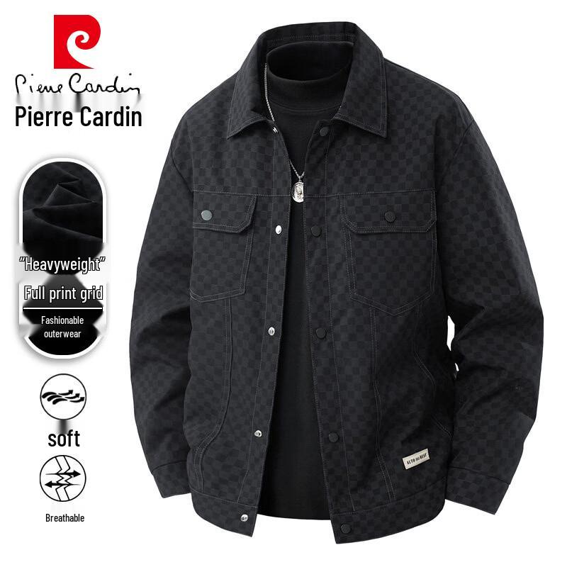 Мужская ретро-повседневная куртка Pierre Cardin 4XL