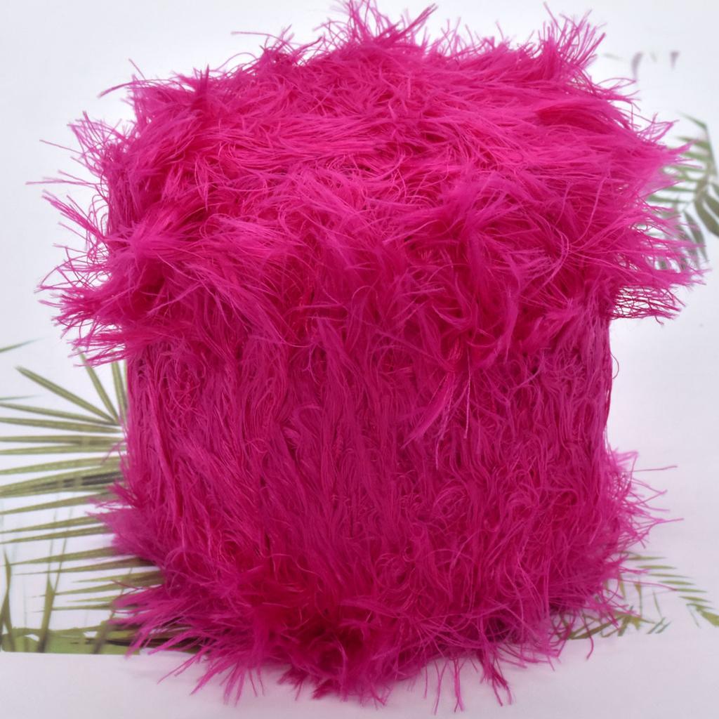 6 Stück 300g/10.56oz Nerz Samtgarn Ultraweiches Plüschgarn zum Stricken & Häkeln Luxus DIY Garn für Decken Schals Flauschiges Bastelgarn Setcx