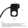 12V Waterproof Motorcycle 7/8" 22mm Handlebar Switches Motorbike ATV Headlight Hazard Brake Fog Lights ON-OFF-ON Switch