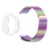 Magnetic Milanese Loop Strap & TPU Full Cover Soft Case For Amazfit Active/2 Max Stainless Steel Mesh Watch Band Set