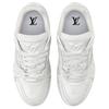 Louis Vuitton Trainer Cow Leather Low Top Skateboard Shoes Women's Gray White 1AKKHJ