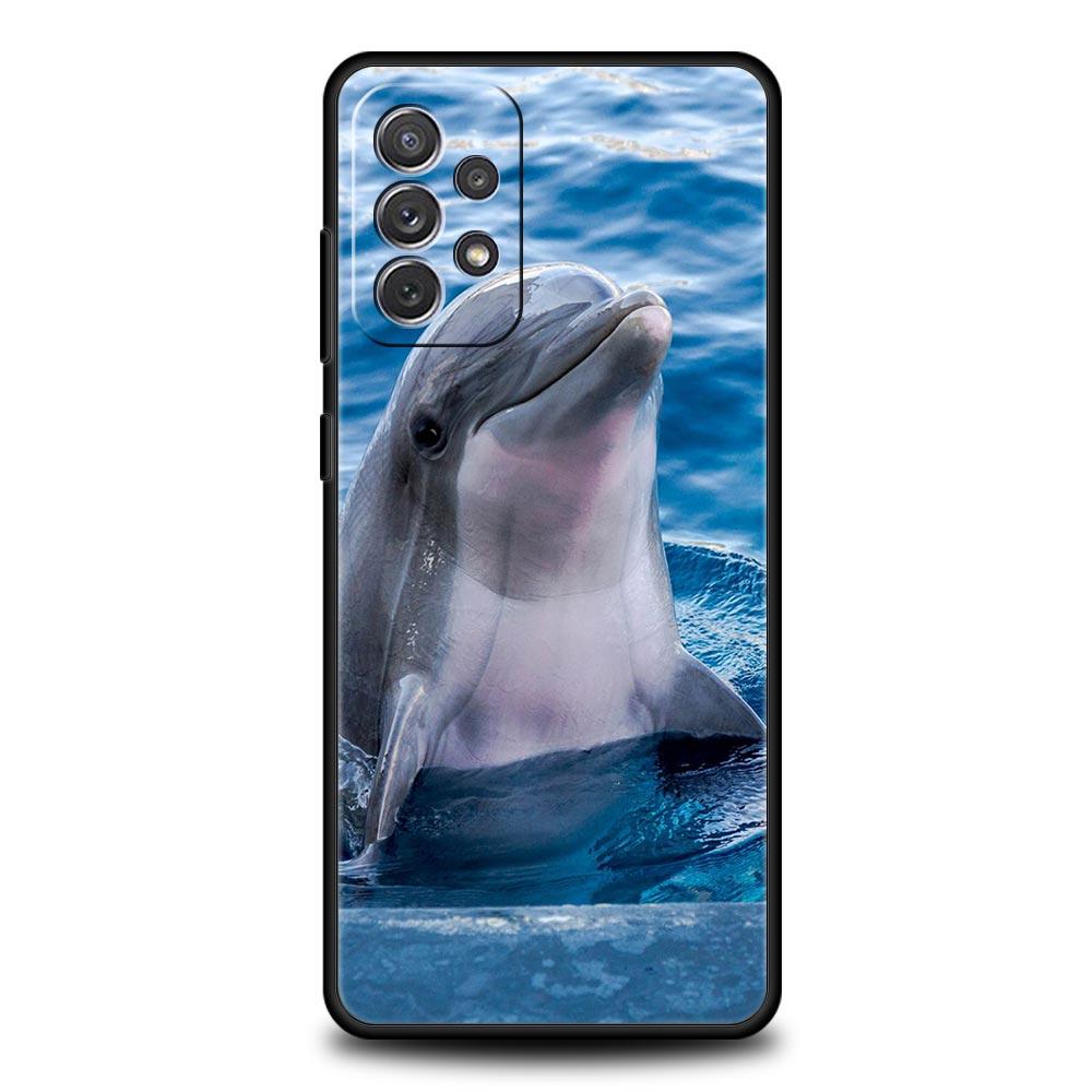 Ocean Animal Dolphin Phone Case For Samsung Galaxy A51 A71 A21S A12 A11 A31 A41 A03s A52 A32 A22 A13 A23 A33 A53 A73 5G Cover