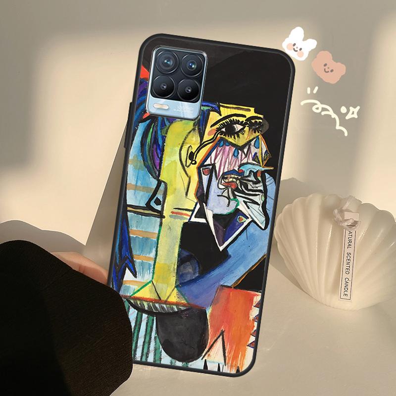 

Painting Picasso Abstract Art Case For Realme GT7 Pro GT6 C65 C67 C61 C53 C55 C51 C25 C63 C71 C75 11 12 13 14 15 Pro Plus Realme GT7 Pro