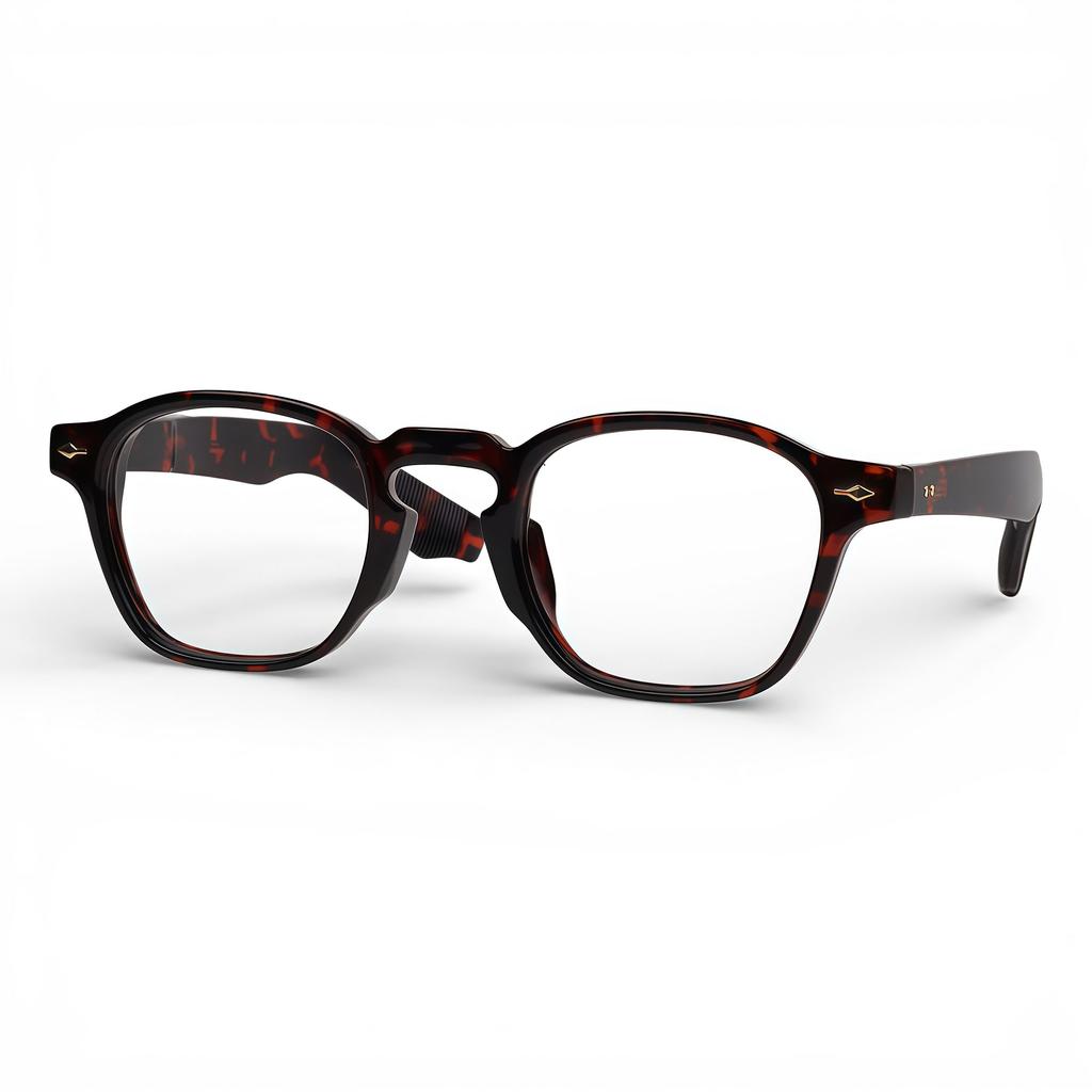 Adije Maize (Leopard) La1053 Horn-Rimmed Eyeglass Frames