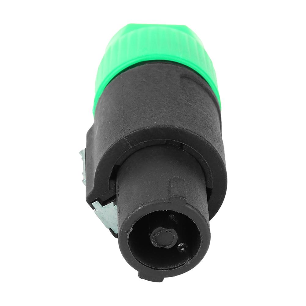 10PCS C NL4FC Audio Speaker Connector Waterproof 4 Pin Speakon Plug Cable Connector(Green )