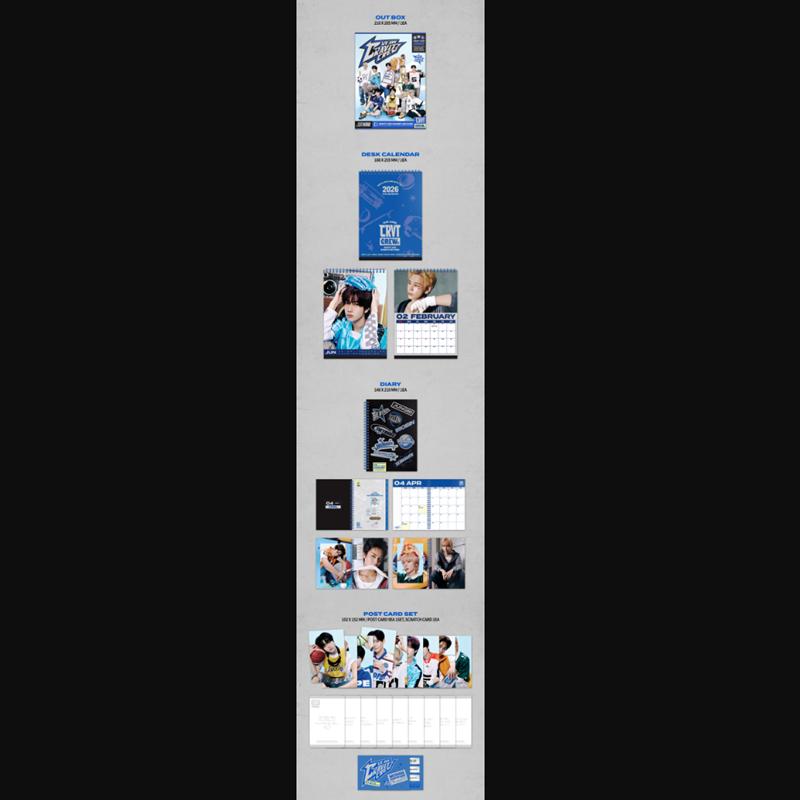 [Pre-order] CRAVITY 2026 SEASON’S GREETINGS [WE ARE CRAVITY CREW] (Online Benefit)