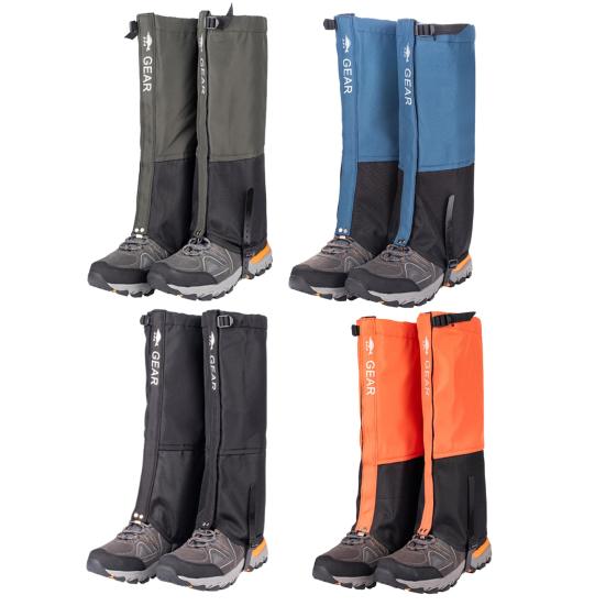 Snow Leg Gaiters, Snow Gaiters for Hiking Boots, Waterproof and Windproof Adjustable Snow Boot Gaiters for Walking Mountain Hunting Climbing, Hiking