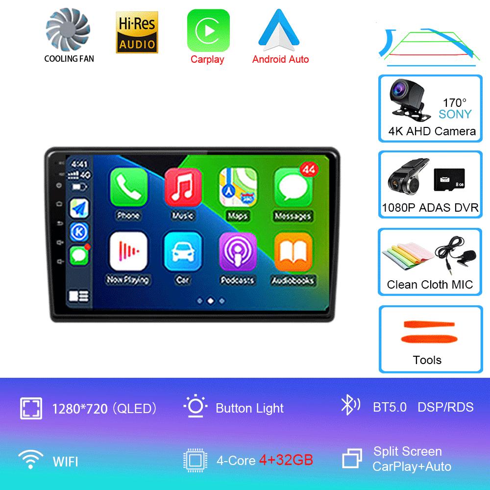 For Citroen C3 XR 2019 2020 2021 2022 Android 14 Carplay Car Radio Navigation Multimedia Player Stereo WiFi+4G Video BT DVD 2DIN