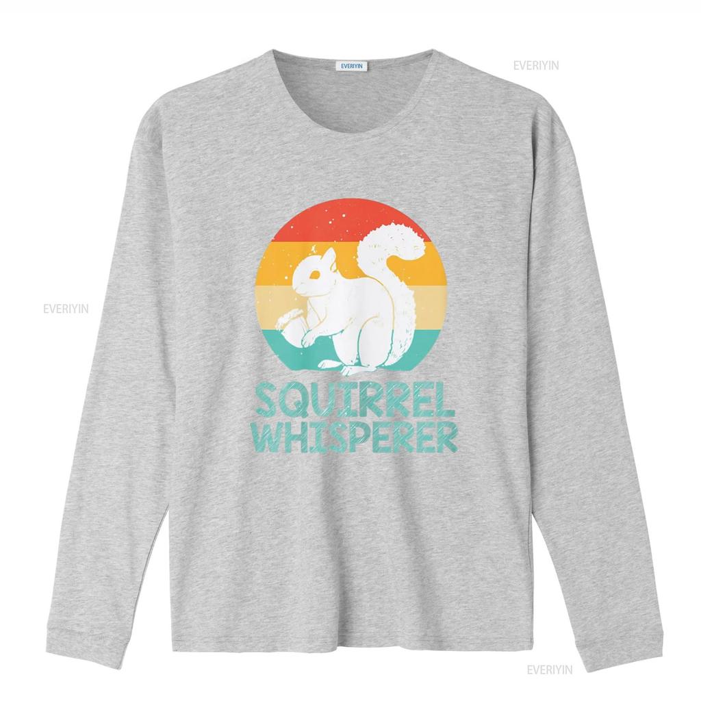 Funny Squirrel Whisperer Lover T Shirt vintage Washed Breathable streetwear homme Stylish Slightly Versatile