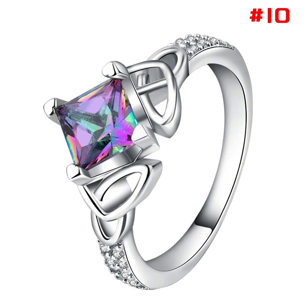 Women Engagement Ring Shaped Full Diamond Love Shaped Ring Fashion Carving Diamond Bridal Ring For Girlfriend