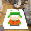 Kyle South Park Flannel Printed Carpet, Home Sofa Decoration for Living Room & Bedroom, Non‑Slip Play Flannel Floor Mat for Game Room