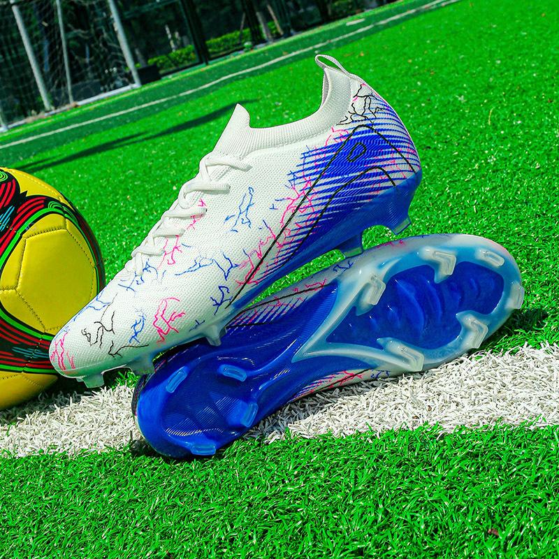 New Football Shoes Boys and Girls Teenagers AG Spikes Adult Lawn Training Shoes Sports Shoes