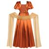 Regentenstil Kleid, elegante Ballonärmel fließender langer Rock, Damen Retro Palast Ball Kostüm, geeignet für Rollenspiele und Mottopartys