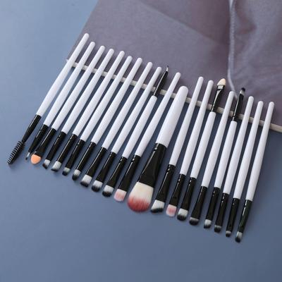 20-Piece Eye Brush Set: Eyeshadow & Foundation Brushes with 22 Colors