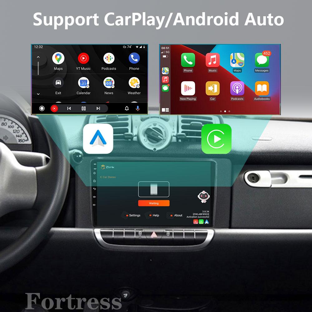For Mercedes Benz Smart Fortwo 2006 - 2015 Android Car Radio Multimedia Player Carplay Navigation GPS Touch Screen Auto Stereo