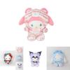 Adorable Tiger Kuromi My Melody Cinema Roll Pudding Dog Plush Toy Ultra Soft Short Plush Doll