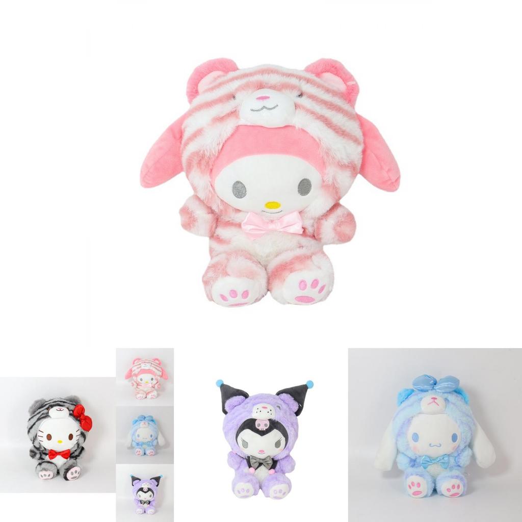 Adorable Tiger Kuromi My Melody Cinema Roll Pudding Dog Plush Toy Ultra Soft Short Plush Doll