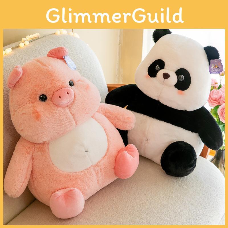 Panda Cute Cartoon Penguin Pink Pig Plush Toys Dolls Girls Kids Gifts Birthday
