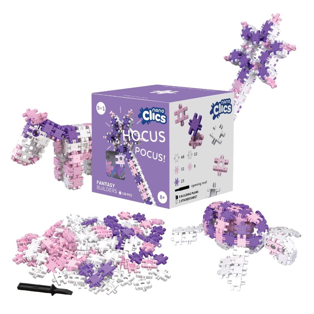 Klocki Nano Clics Fantastyczni Konstruktorzy 125 El. 8+