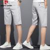 Herren-Eisseide-Freizeit-Mid-Length-Shorts