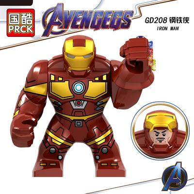 Brinquedos de Blocos de Construção Luvas do Infinito do Homem de Ferro Série Super-Heróis Bloco de Construção de Plástico Brinquedo de Minifigura