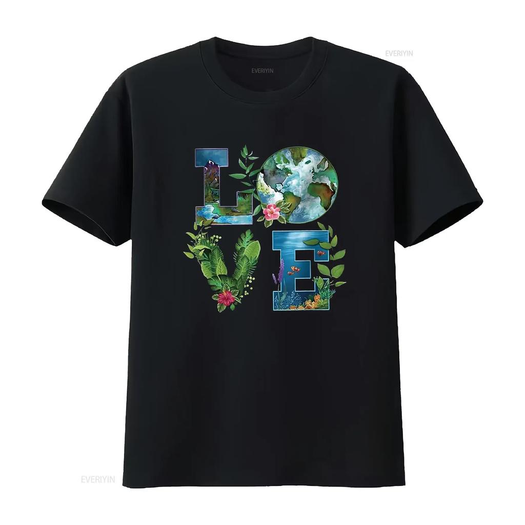 Earth Day Planet Anniversary Everyday T Shirt vintage Washed homme Top For Everyday Wear designer clothes Breathable fashion