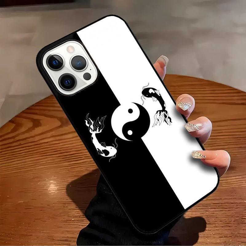 Yin Yang Koi Handyhülle Für iPhone 17 Air 16 15 14 13 12 11 Pro Max Max Plus Bumper Case Cover