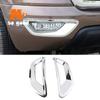 For Great Wall Cannon GWM Poer Ute - 2022 Chrome Car Front Fog Light Lamp Frame Cover Trim Molding Decoration Accessories