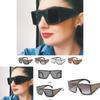 Women's Retro Flat Top Large Oversize Square Frame Sunglasses With Uv400 Protection And Timeless Style