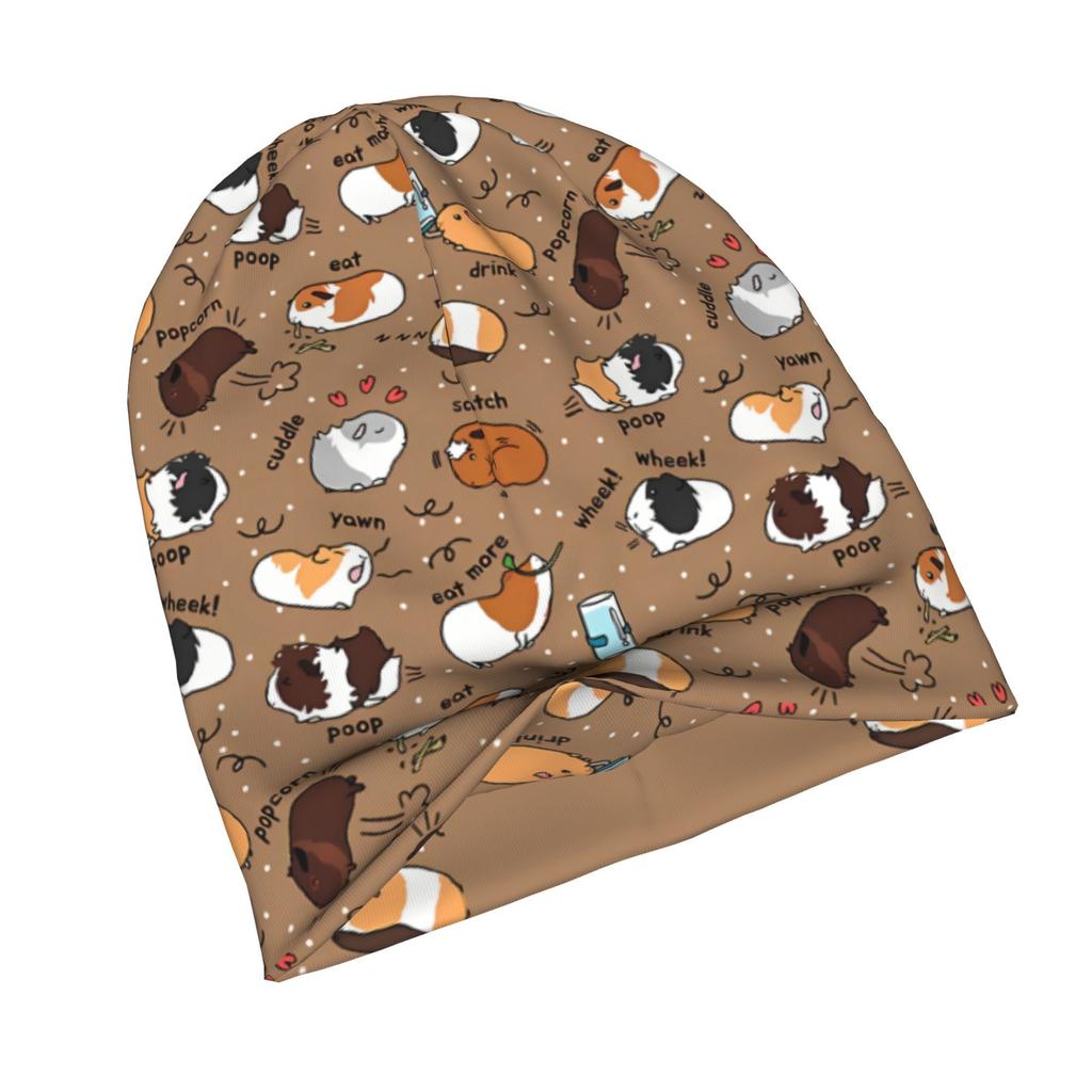 Guinea Pig Daily To Do List Classic Knit Hat for Adults Available In Versatile Tones Ideal for Subtle Styling During Cool Days Or Relaxed Seasons