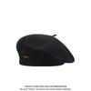Wool knitted beret spring and autumn painter's hat shows the face, small and thin design sense, high-end hat autumn