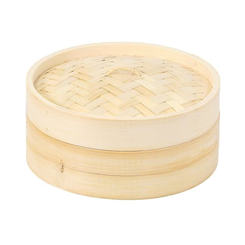 Pearl Metal Chinese Bamboo Steamer, 21cm, Chinese Style, HC-594