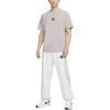 Nike M90 Breathable Fashion Versatile Soft Short Sleeve T-Shirt Men Tops Purple Gray HJ0727009