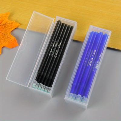 Back To School Season 24pcs/boxed Erasable Press Refill Core ST Head Moisturizing Plastic Neutral Pen Replacement Core Thermal Sensitive Neutral Core