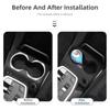 -Sottobicchieri in Silicone per Portabicchieri Auto Per BMW X1 U11  2024 2025 LHD Console Centrale Portabottiglie Antiscivolo Organizer Bevande
