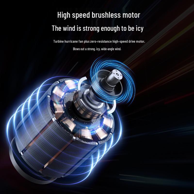 12V/24V Silent Electric Fan for Cars, Trucks, Vans - Cigarette Lighter Compatible