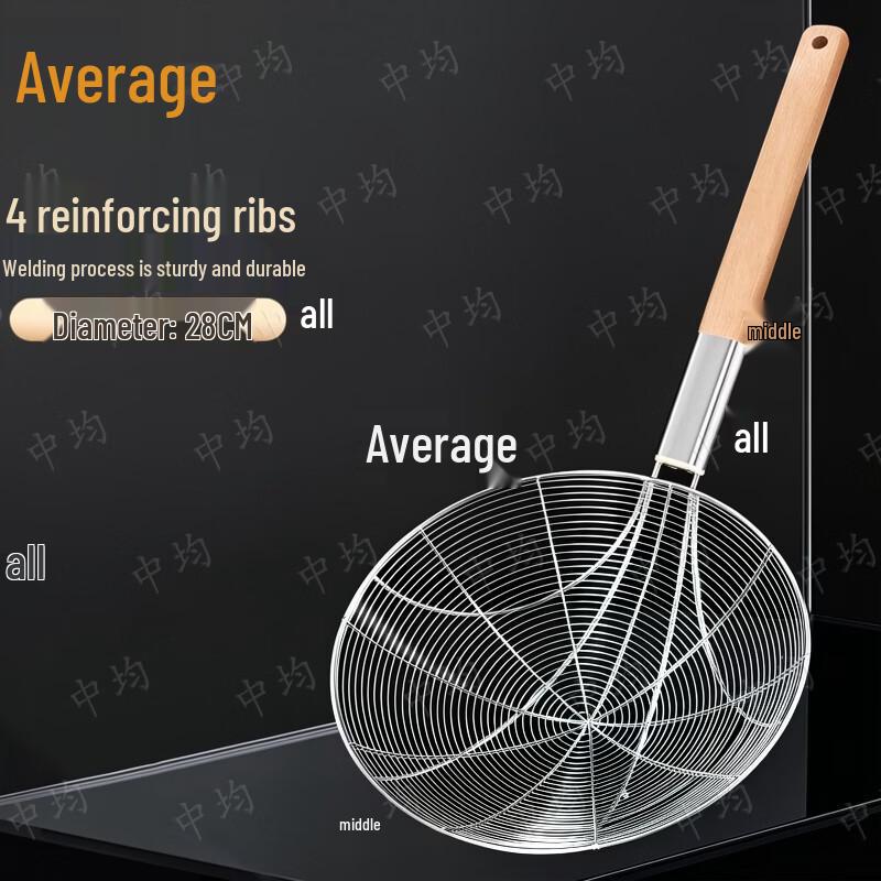 Large Long Handle Stainless Steel Fine Mesh Strainer