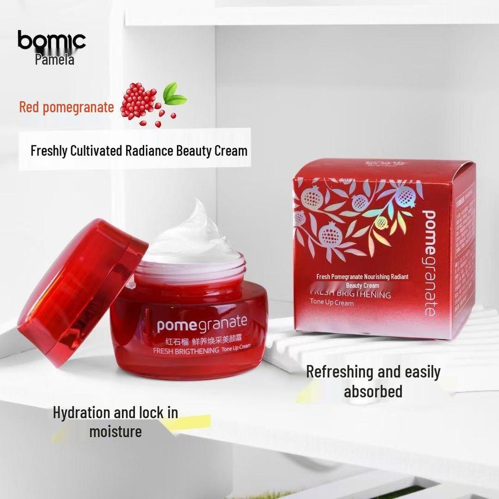 Set Crema Viso Illuminante e Nutriente alla Melagrana Baimizi per Donne