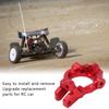 2PCS Metal Front C Hubs Caster Blocks Spindle Carrier for Losi Lasernut U4 1Celsius10 RC Car
