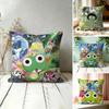 Cartoon Keroro Gunsou Frog Cushion Cover Square Pillow Bedroom Sofa Leisure Comfort Living Room Home Decoration X