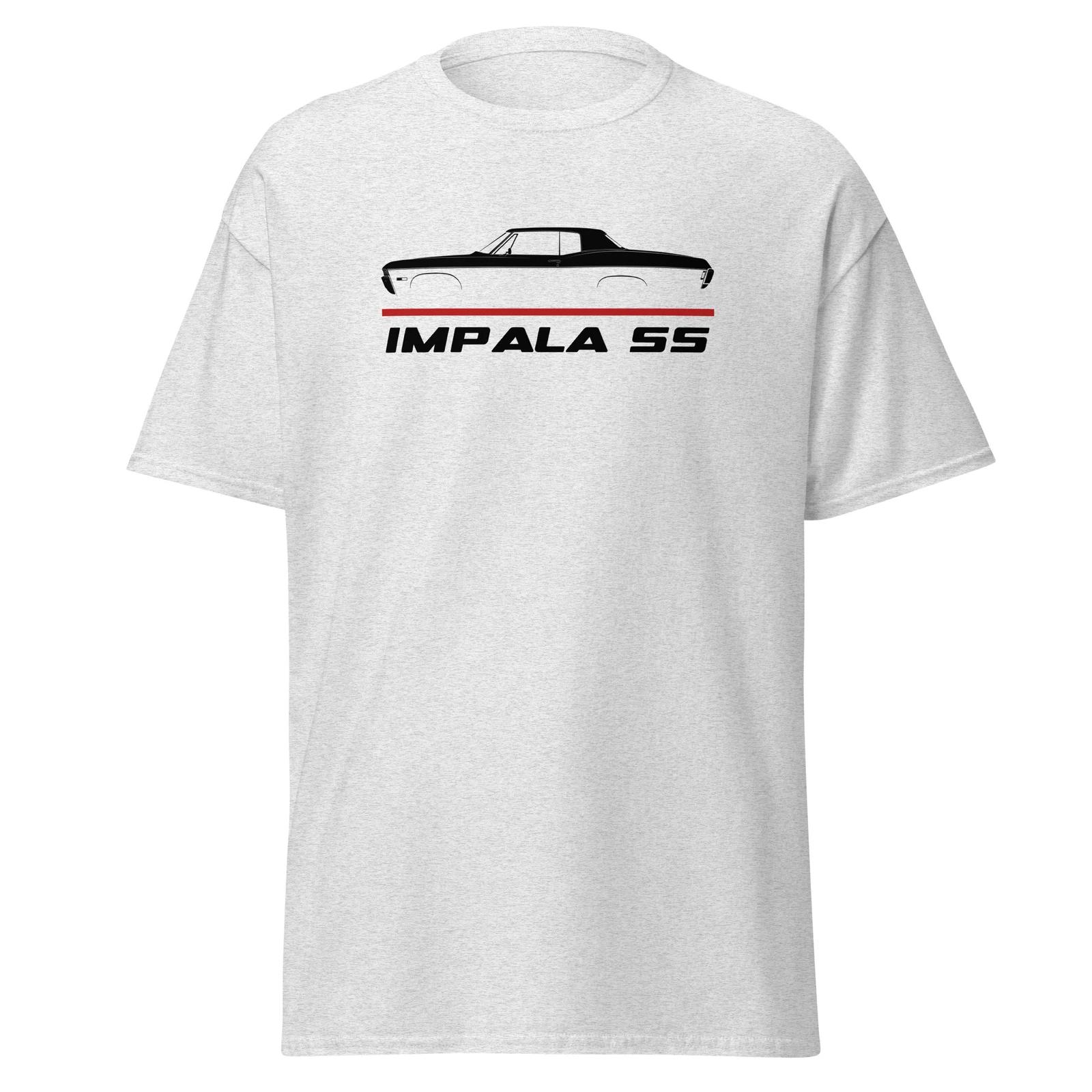 

Premium T-Shirt For Chevrolet Impala SS 1968 Car Fans Birthday Gift Tee Shirt L