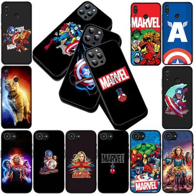 Phone Cover for Samsung Galaxy S22 S21 S20 FE Ultra Plus A07 A17 A15 A16 A25 A57 A37 Casing Case Captain America Shield Marvel